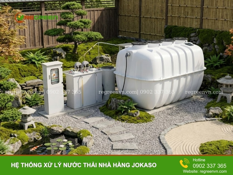 hệ thống xử lý nước thải nhà hàng jokaso