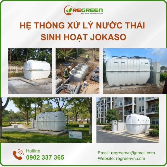 hệ thống xử lý nước thải sinh hoạt jokaso