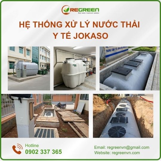 hệ thống xử lý nước thải y tế jokaso đạt chuẩn