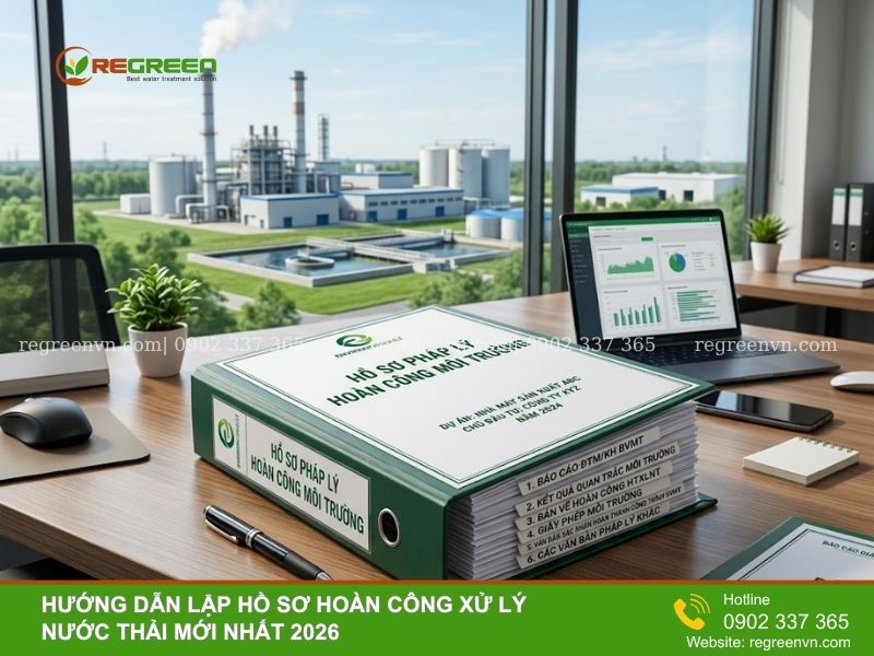 Hồ sơ hoàn công xử lý nước thải gồm những gì