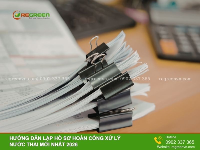 lập hồ sơ hoàn công hệ thống xử lý nước thải