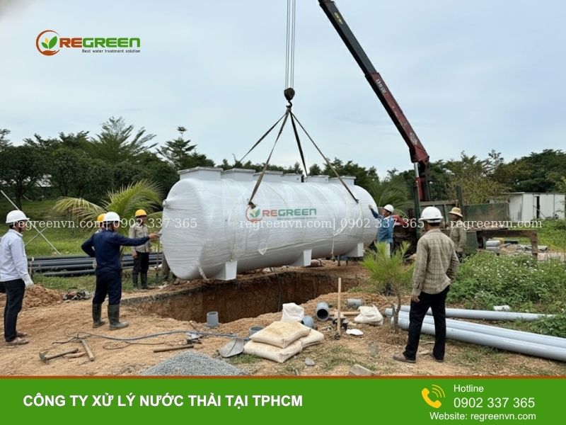 lắp đặt bể xử lý nước thải