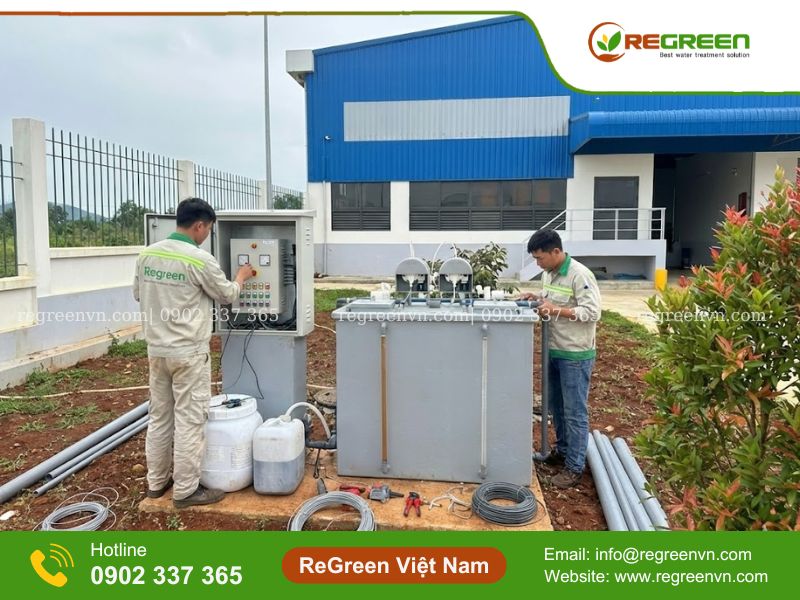 Lắp đặt hệ thống xử lý nước thải