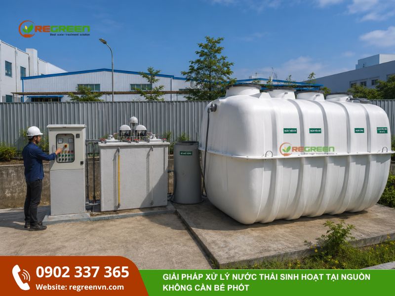 lắp đặt bể xử lý nước thải