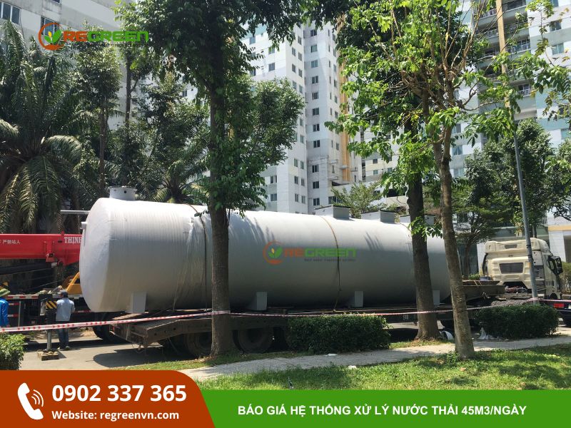 Module xử lý nước thải 45m3