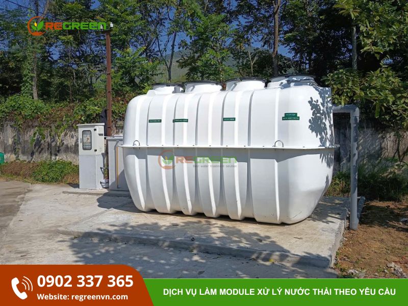 module xử lý nước thải tại Thái Nguyên