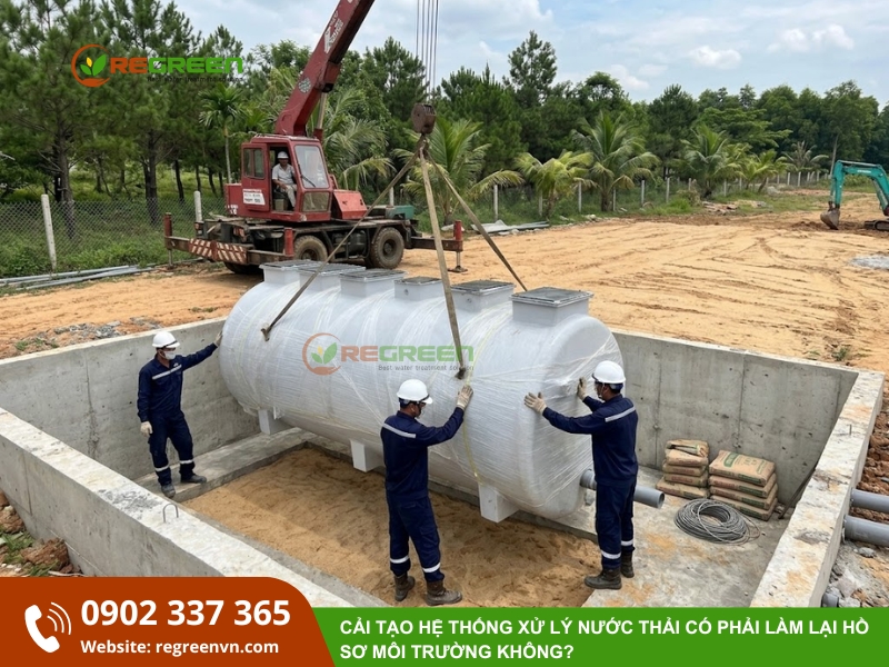 nâng cấp hệ thống xử lý nước thải