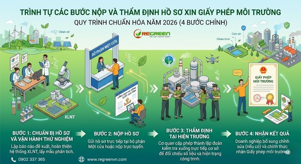 Nội dung báo cáo đề xuất cấp giấy phép môi trường