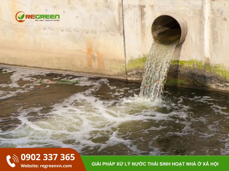 nước thải khu nhà ở xã hội