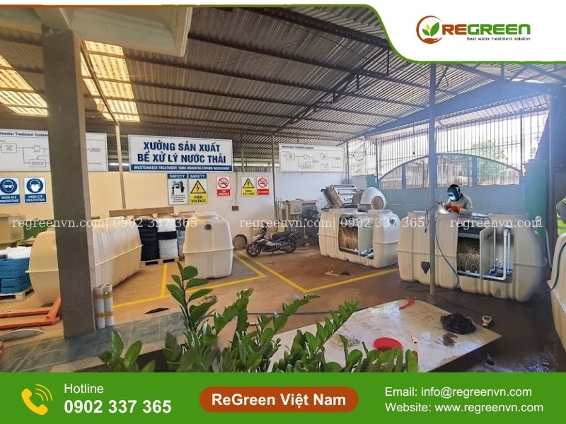 sản xuất bể xử lý nước thải