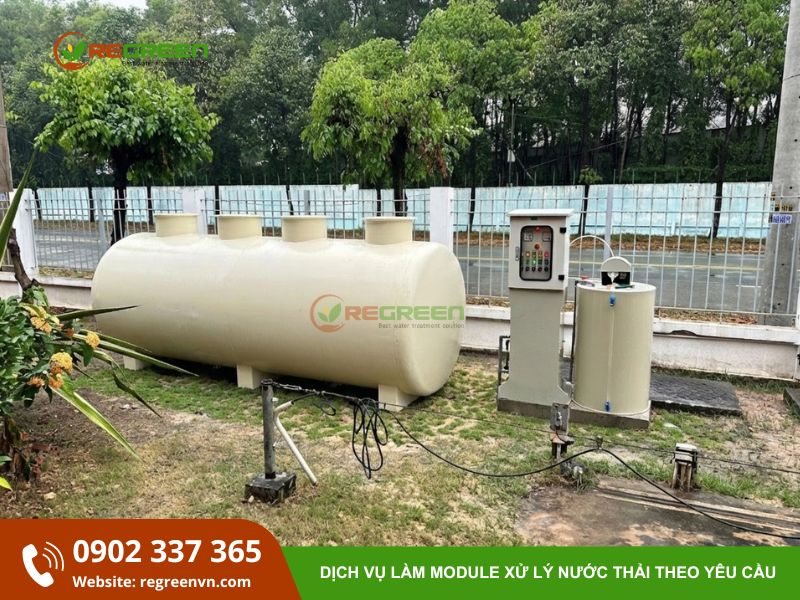 sản xuất module xử lý nước thải