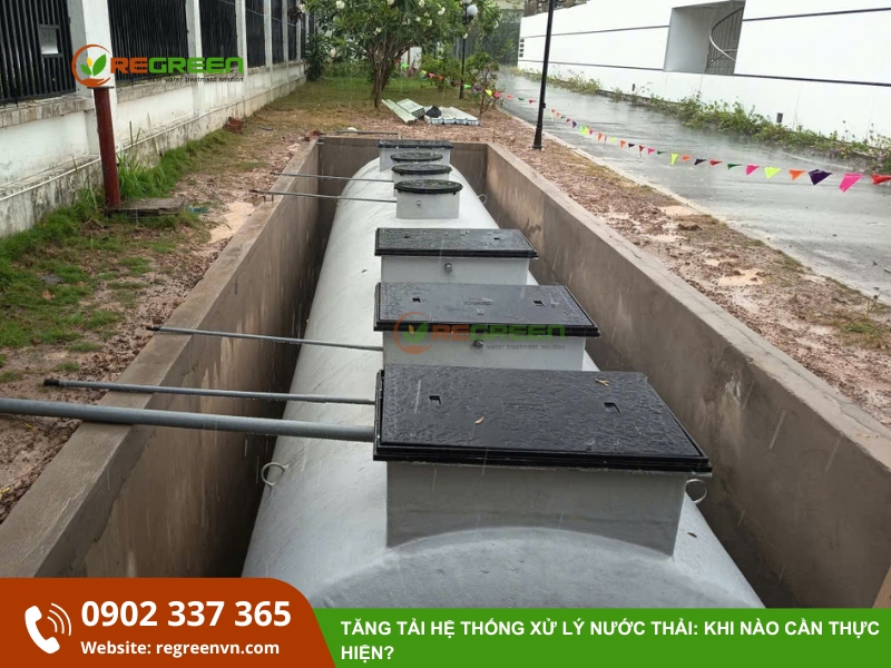 tăng công suất xử lý nước thải
