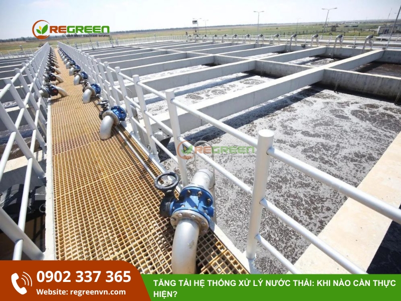 tăng tải hệ thống xử lý nước thải