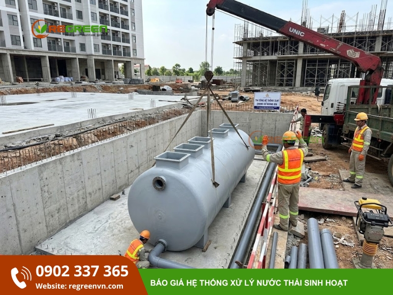 thiết kế hệ thống xử lý nước thải