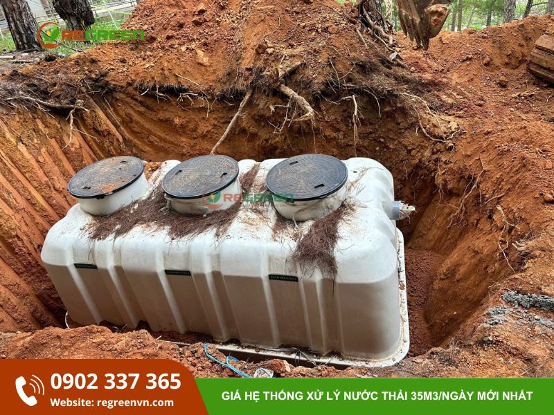 trạm xử lý nước thải 35m3/ngày