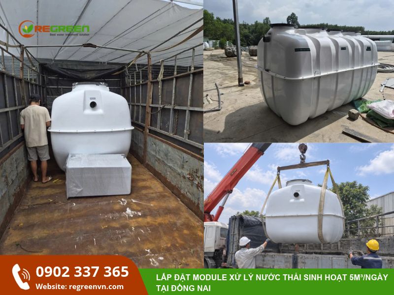 vận chuyển hệ thống xử lý nước thải đồng nai