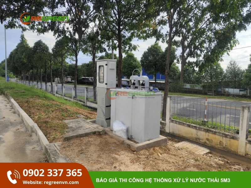 vận hành hệ thống xử lý nước thải 5m3