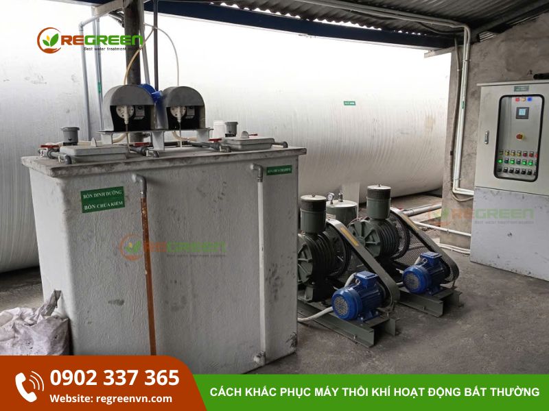 vận hành máy thổi khí