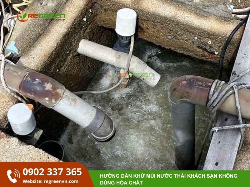 xử lý mùi nước thải khách sạn