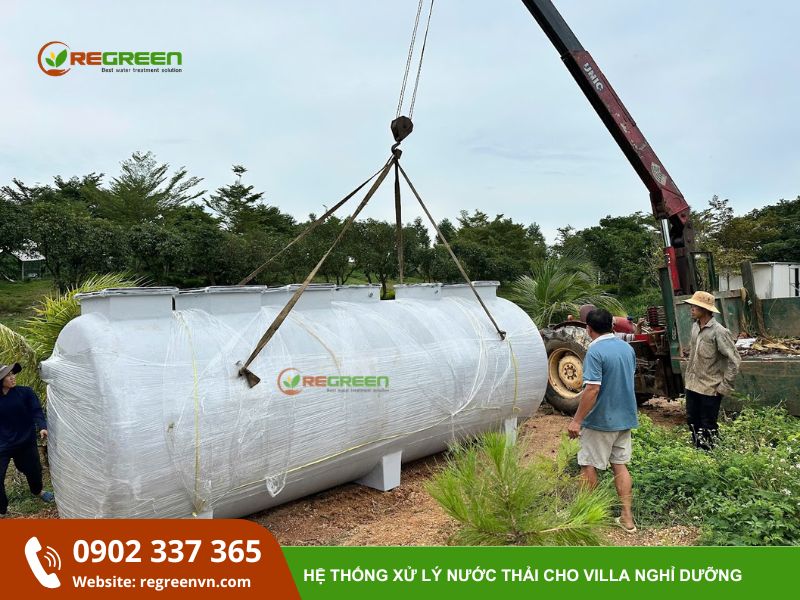 xử lý nước thải cho villa giá rẻ