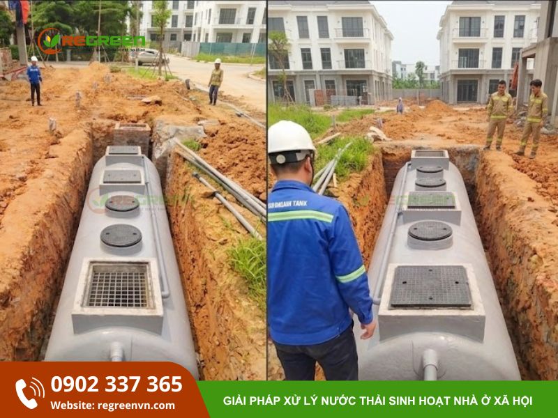 xử lý nước thải composite