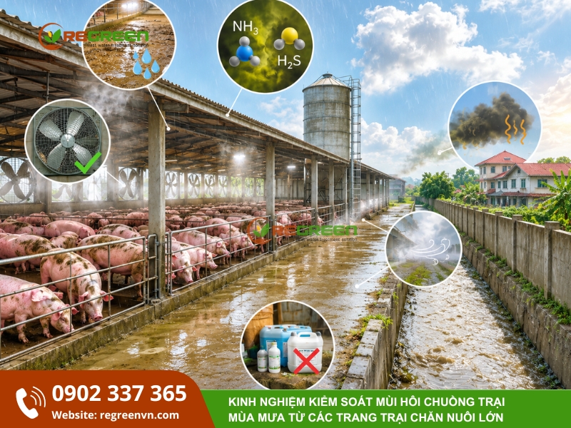 xử lý nước thải chuồng trại