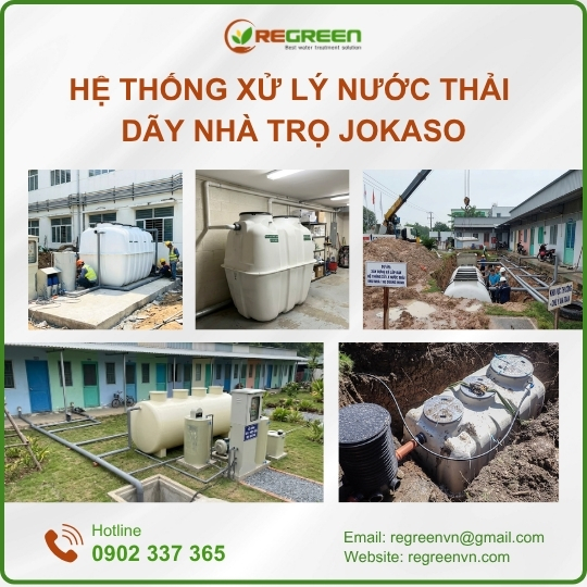 xử lý nước thải dãy nhà trọ