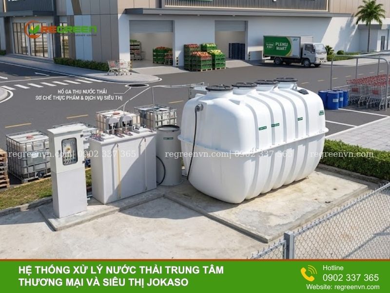 xử lý nước thải siêu thị