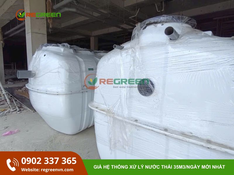 giá hệ thống xử lý nước thải 35m3