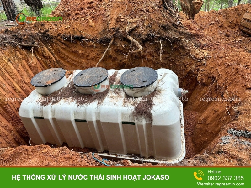 xử lý nước thải sinh hoạt jokaso
