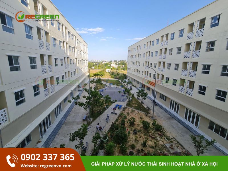 xử lý nước thải sinh hoạt nhà ở xã hội