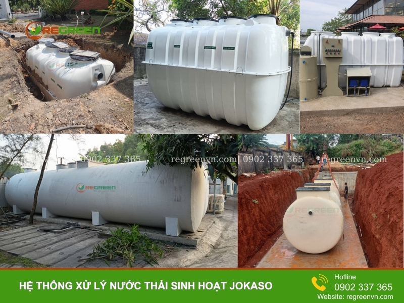 xử lý nước thải sinh hoạt tại chỗ jokaso