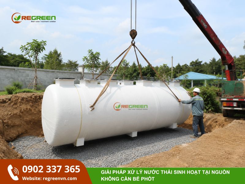 xử lý nước thải sinh hoạt tại nguồn