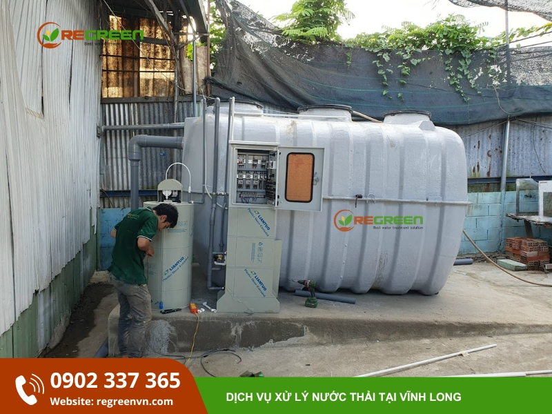 xử lý nước thải tại vĩnh long