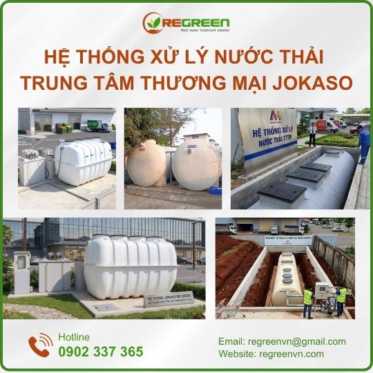 xử lý nước thải trung tâm thương mại