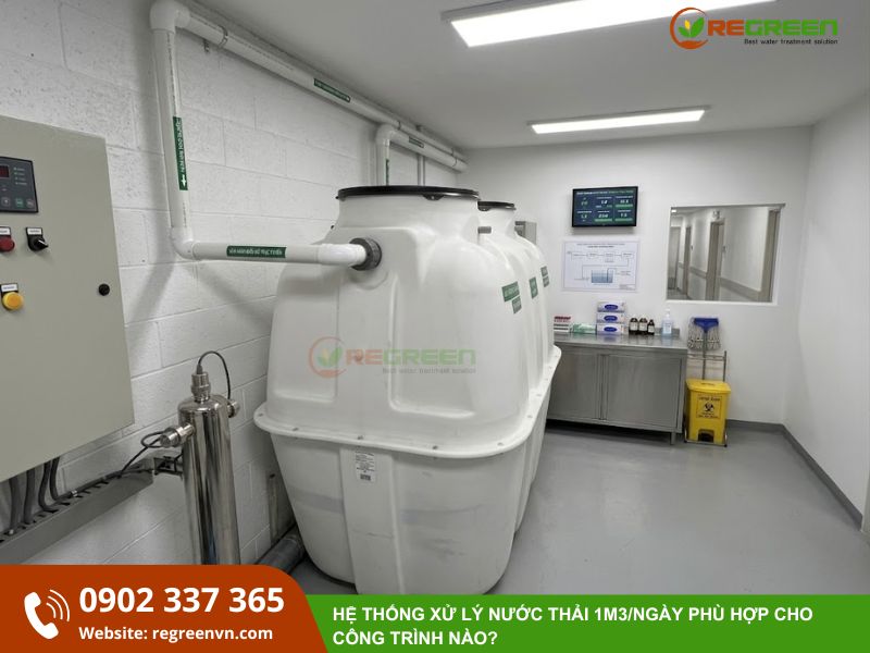 xử lý nước thải y tế 1m3