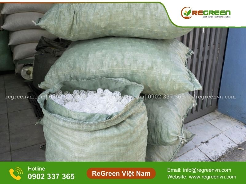 xưởng sản xuất giá thể vi sinh