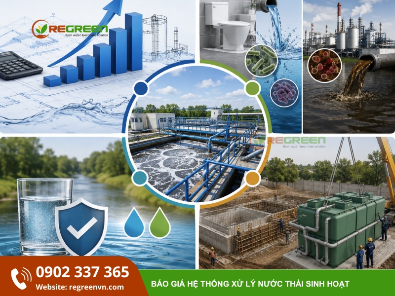 yếu tố ảnh hưởng đến chi phí xử lý nước thải