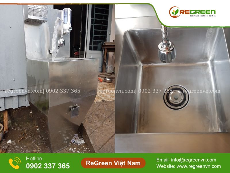 Quy trình lắp đặt bồn rửa tay y tế