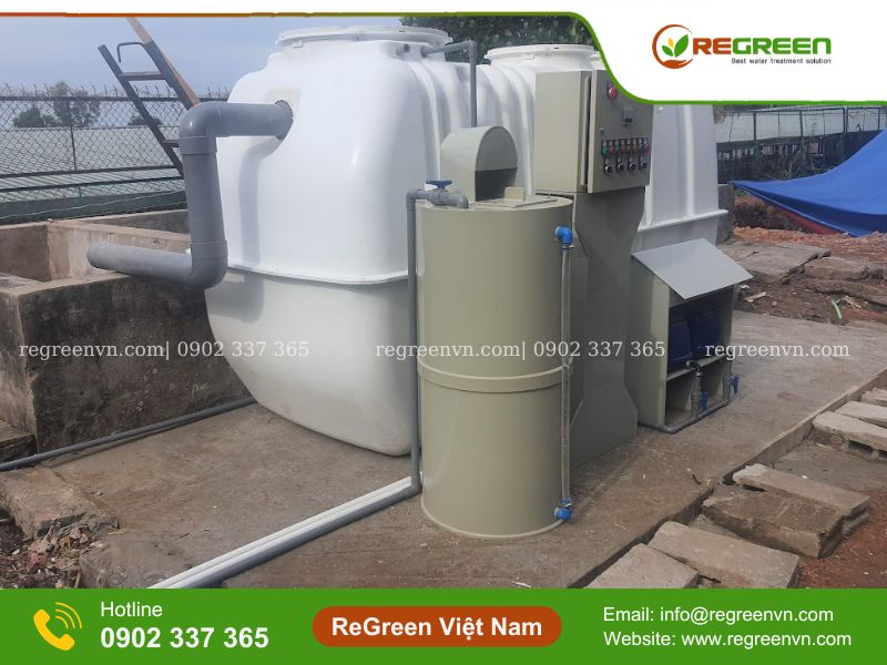 cấu tạo bể tự hoại composite
