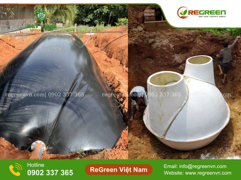 Hướng dẫn lắp đặt hầm biogas composite chuẩn kỹ thuật