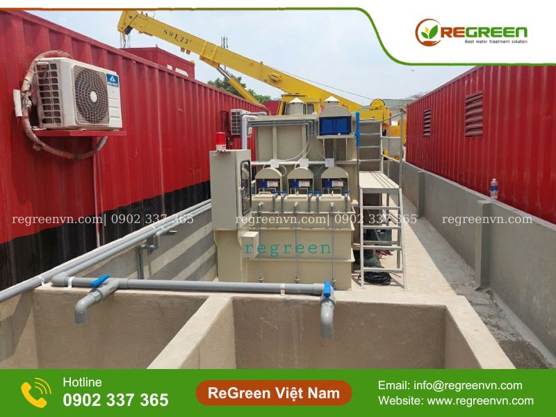 Xử lý nước thải công suất 50m3/ngày