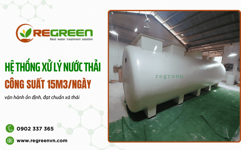 Hệ thống xử lý nước thải Jokaso 15m3