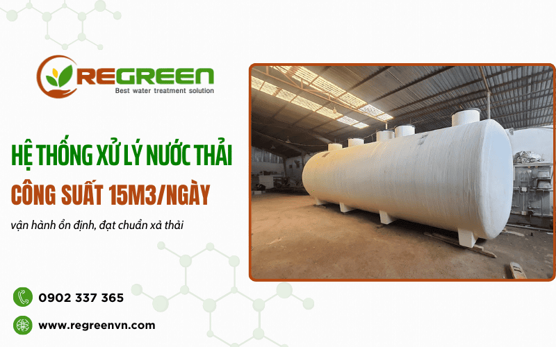 Hệ thống xử lý nước thải Jokaso 15m3
