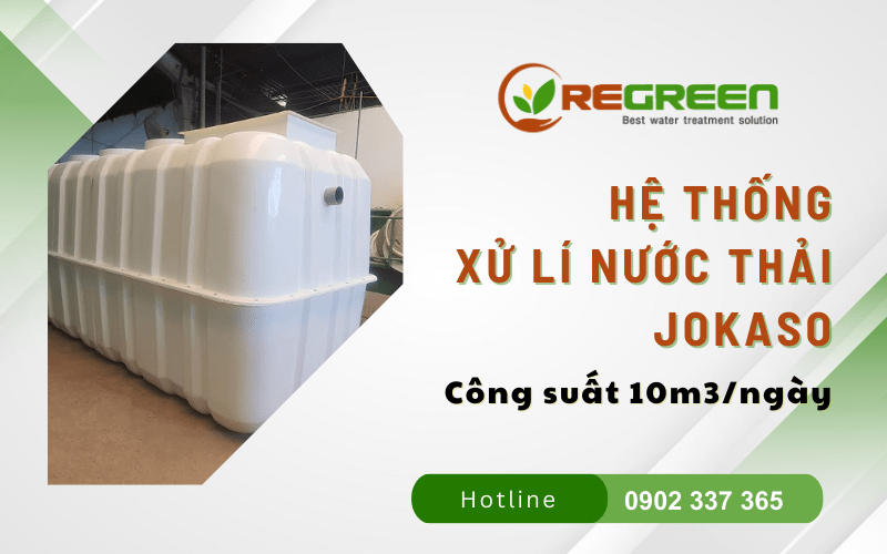 hệ thống xử lý nước thải Jokaso công suất 10m3/ngày