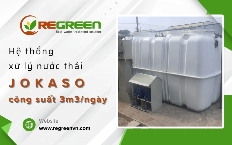 hệ thống xử lý nước thải jokaso công suất 3m3/ngày