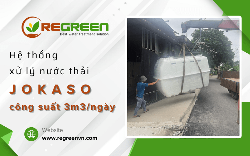 hệ thống xử lý nước thải jokaso công suất 3m3/ngày