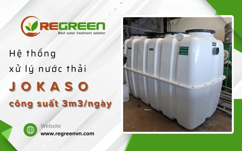 hệ thống xử lý nước thải jokaso công suất 3m3/ngày
