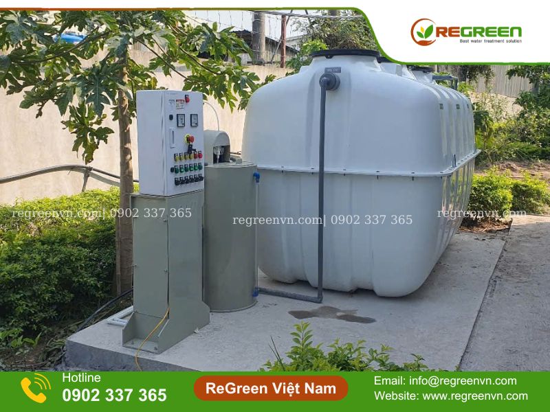 Quy trình xử lý nước thải sinh hoạt