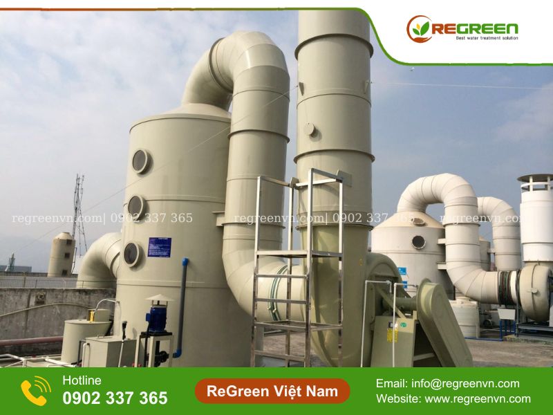 Xử lý khói thải nhà máy sản xuất than mùn cưa